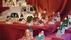 Prices in Munich for souvenirs, Prices for souvenirs - houses made of clay
